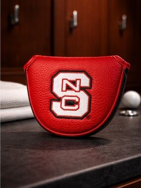NWT Team Effort Mallet Putt Cover North Carolina State Wolfpack Res White Golf